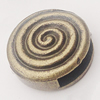 Beads, Zinc Alloy Jewelry Findings, 14mm Hole:11mm, Sold by KG