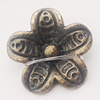 Pendant, Zinc Alloy Jewelry Findings, Flower 15mm, Sold by Bag