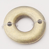 Connectors, Zinc Alloy Jewelry Findings, Flat Round 15x15mm Hole:1.5mm, Sold by Bag
