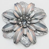 Iron Flower Lead-free, NO Hole Headwear & Costume Accessory, 60x65mm, Sold by PC