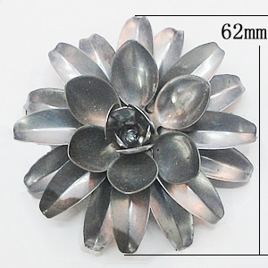 Iron Flower Lead-free, NO Hole Headwear & Costume Accessory, 62mm, Sold by PC