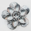 Iron Flower Lead-free, NO Hole Headwear & Costume Accessory, 57mm, Sold by PC