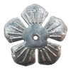 Iron Jewelry Finding Pendant Lead-free, Flower 22mm, Sold by Bag