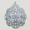 Iron Jewelry Finding Pendant Lead-free, 25x30mm, Sold by Bag