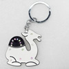 Iron Key Chains with Acrylic Charm, 41x110mm, Sold by PC
