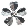 Iron Jewelry Finding Pendant Lead-free, Flower 30mm, Sold by Bag