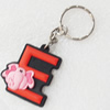 Plastic Jewelry Little Charm, PVC material, DMF free, 33x40mm, Sold by PC