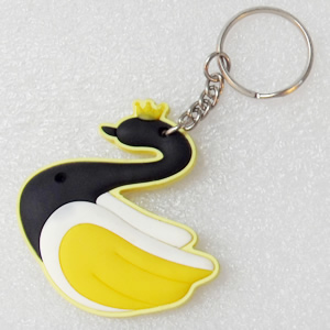 Plastic Jewelry Little Charm, PVC material, DMF free, Goose, 50x51mm, Sold by PC