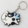 Plastic Jewelry Little Charm, PVC material, DMF free, 55x43mm, Sold by PC