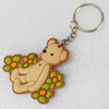 Plastic Jewelry Little Charm, PVC material, DMF free, 48x55mm, Sold by PC