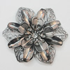Iron Flower Lead-free, NO Hole Headwear & Costume Accessory, 55x50mm, Sold by PC