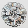 Iron Flower Lead-free, NO Hole Headwear & Costume Accessory, 51mm, Sold by PC