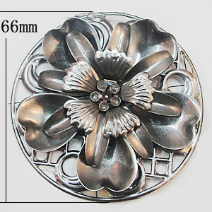 Iron Flower Lead-free, NO Hole Headwear & Costume Accessory, 66mm, Sold by PC