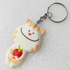 Plastic Jewelry Little Charm, PVC material, DMF free, 35x59mm, Sold by PC