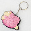 Plastic Jewelry Little Charm, PVC material, DMF free, 59x42mm, Sold by PC