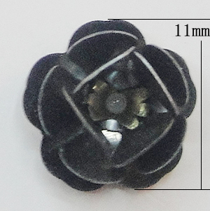 Iron Flower Lead-free, NO Hole Headwear & Costume Accessory, 11mm, Sold by PC