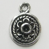Pendant/Charm Setting Zinc Alloy Jewelry Findings Lead-free, 12x16mm Hole:2mm, Sold by Bag