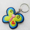 Plastic Jewelry Little Charm, PVC material, DMF free, Butterfly, 50x43mm, Sold by PC