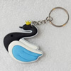 Plastic Jewelry Little Charm, PVC material, DMF free, Goose, 52x51mm, Sold by PC