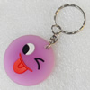 Plastic Jewelry Little Charm, PVC material, DMF free, Flat Round, 39mm, Sold by PC