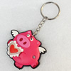 Plastic Jewelry Little Charm, PVC material, DMF free, 52x40mm, Sold by PC