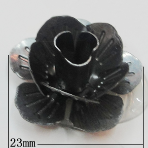 Iron Flower Lead-free, NO Hole Headwear & Costume Accessory, 23mm, Sold by PC