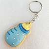 Plastic Jewelry Little Charm, PVC material, DMF free, 31x53mm, Sold by PC