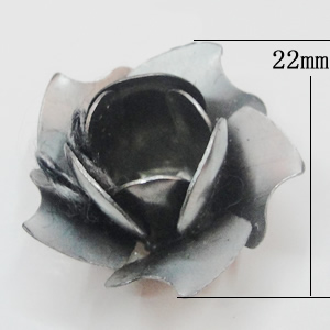 Iron Flower Lead-free, NO Hole Headwear & Costume Accessory, 22mm, Sold by PC