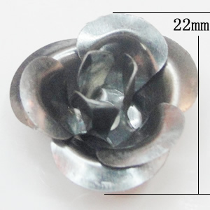 Iron Flower Lead-free, NO Hole Headwear & Costume Accessory, 22mm, Sold by PC