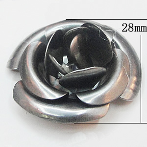 Iron Flower Lead-free, NO Hole Headwear & Costume Accessory, 28mm, Sold by PC