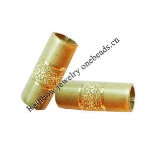 Brass Tubes, Pb-free, 16x6mm, Sold by Bag