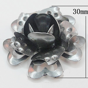 Iron Flower Lead-free, NO Hole Headwear & Costume Accessory, 30mm, Sold by PC