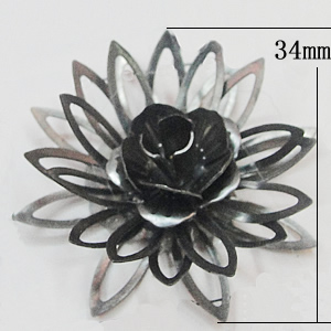 Iron Flower Lead-free, NO Hole Headwear & Costume Accessory, 34mm, Sold by PC