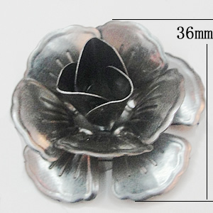Iron Flower Lead-free, NO Hole Headwear & Costume Accessory, 36mm, Sold by PC