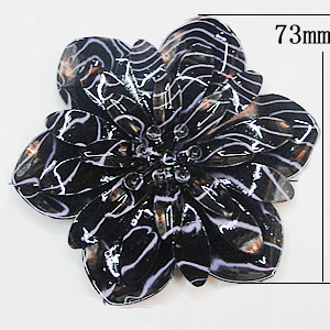 Iron Flower Lead-free, NO Hole Headwear & Costume Accessory, 73mm, Sold by PC