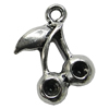 Pendant/Charm Setting Zinc Alloy Jewelry Findings Lead-free, Fruit 14x21mm Hole:2mm, Sold by Bag