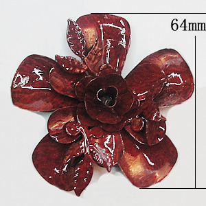 Iron Flower Lead-free, NO Hole Headwear & Costume Accessory, 64mm, Sold by PC