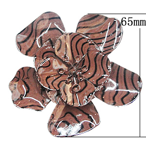 Iron Flower Lead-free, NO Hole Headwear & Costume Accessory, 65mm, Sold by PC