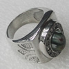 Stainless Steel Ring, 22mm, Sold by PC