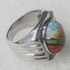 Stainless Steel Ring, 21mm, Sold by PC
