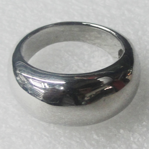 Stainless Steel Ring, 11mm, Sold by PC