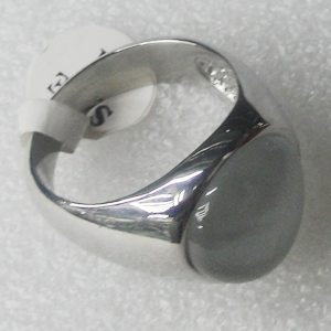 Stainless Steel Ring, Teardrop 19mm, Sold by PC