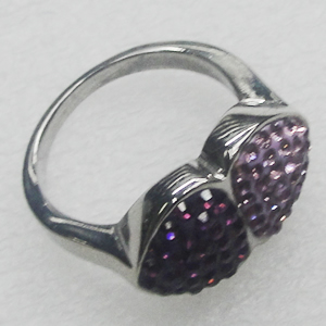 Stainless Steel Ring, 14mm, Sold by PC