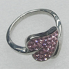 Stainless Steel Ring, 17mm, Sold by PC