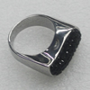 Stainless Steel Ring, 11mm, Sold by PC