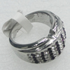 Stainless Steel Ring, 14mm, Sold by PC