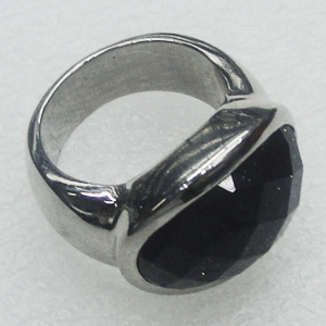 Stainless Steel Ring, 21x16mm, Sold by PC