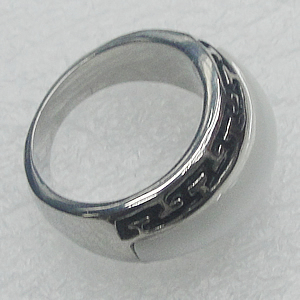 Stainless Steel Ring, 12mm, Sold by PC