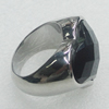 Stainless Steel Ring, Heart 22mm, Sold by PC