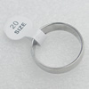 Stainless Steel Ring, 6mm, Sold by PC